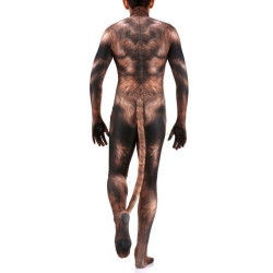 CosplayDogs Combinaison Cosplay Loup-Garou Werewolf Marron